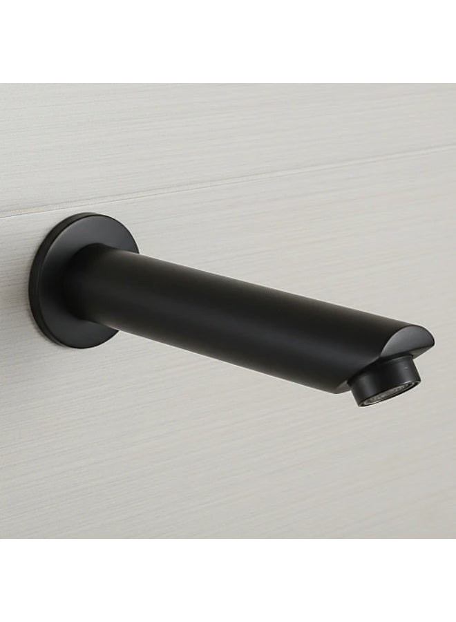 Round concealed black faucet valve - Image 1